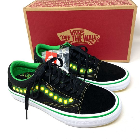 💖MEGA SALE💖VANS Old Skool Pro Shake Junt Black Suede Casual Womens VN0A45JC0V4 - Picture 7 of 11